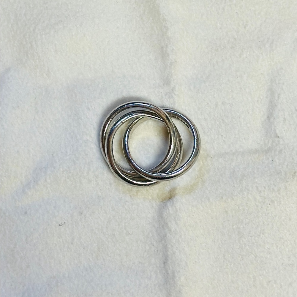 Tiffany & Co. Silver Triple Rings